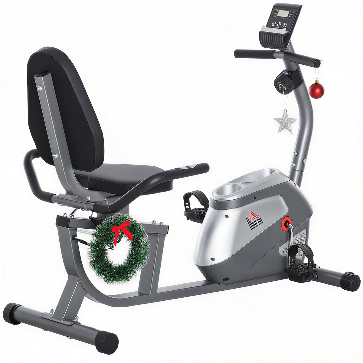 HOMCOM ABS Heimtrainer met Verstelbare Zitting - HOMCOM-Heimtrainer-Metall, - €224,90