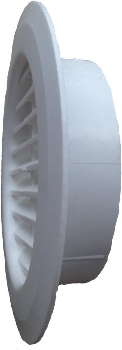 Rond Ventilatie Rooster voor Garage Afvoer Kunststof 90-125 mm