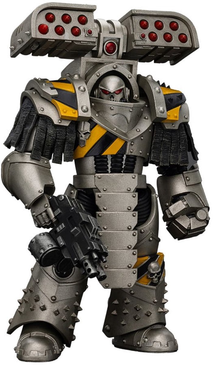 Joy Toy (CN) Warhammer The Horus Heresy Action Figure 1/18 lron Warriors Tyrant Siege Terminator met Rocket launcher 14 cm Action Figuur