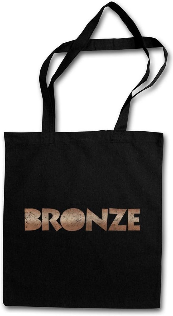 Stevige Boodschappentas Schoudertas met Fotorealistische Bronzen Print