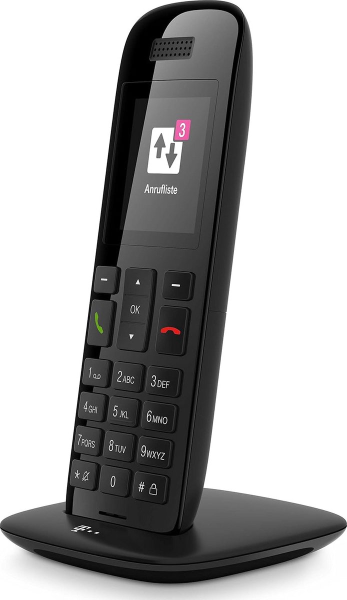 Draadloze DECT Telefoon Zwart voor Thuisgebruik