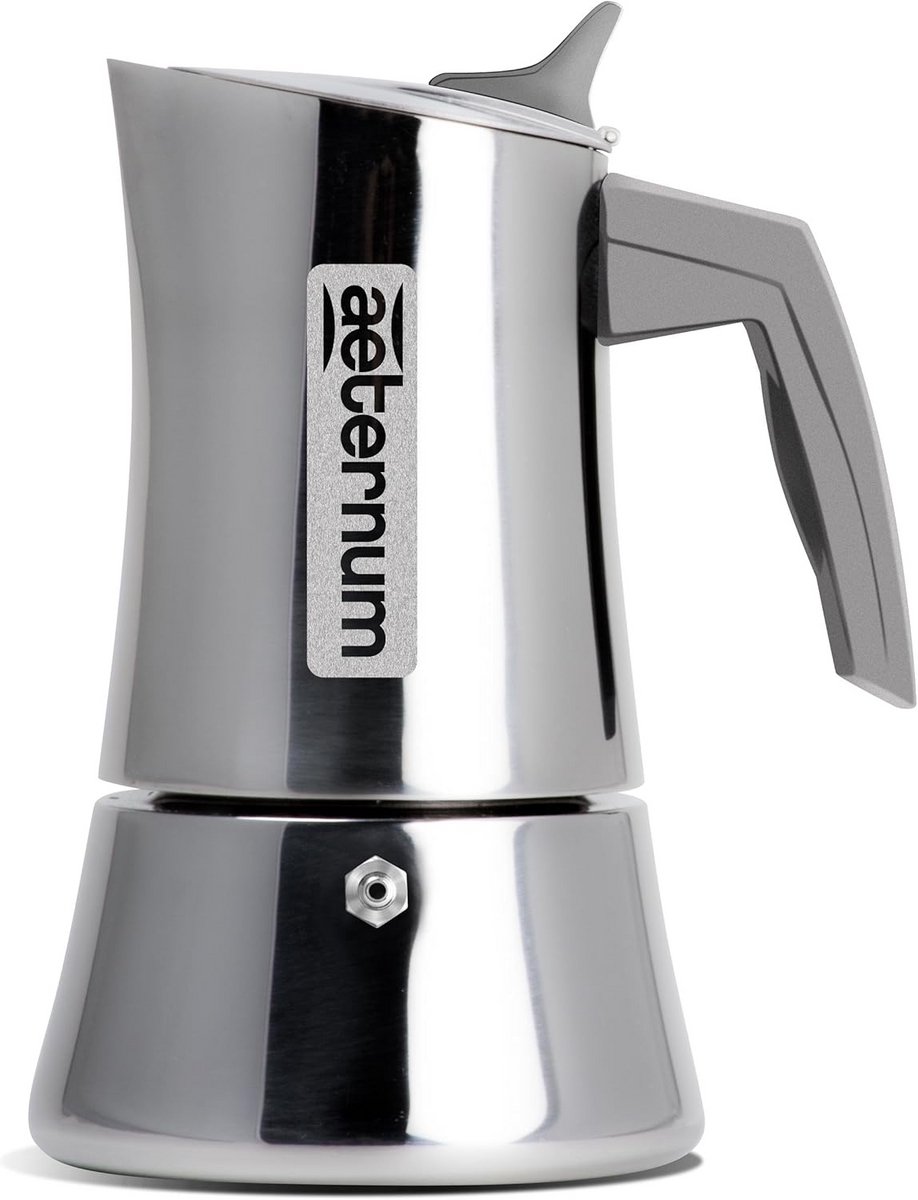 RVS Espressomaker voor 6 Kopjes - Klassiek Italiaans Koffiezetapparaat