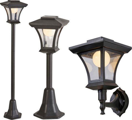 BRILONER - LED wandlamp batterij met touch, dimbaar in stappen, 15 min. timer, outdoor wandlamp, outdoor LED spot, 15,5x7x8 cm (HxBxD), wit