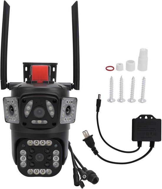 Imou PTZ IP Camera Bewaking Wifi Buitenshuis Draadloos 1080P, Waterdicht 360° Nachtzicht Kleur Menselijke Detectie AI 2xSpot LED en Bidirectionele Audio Sirene Compatibel met Alexa (Cruiser 2MP Imou PTZ IP Camera Bewaking Wifi Buitenshuis Draadloos 1080P, Waterdicht 360° Nachtzicht Kleur Menselijke Detectie AI 2xSpot LED en Bidirectionele Audio Sirene Compatibel met Alexa (Cruiser 2MP