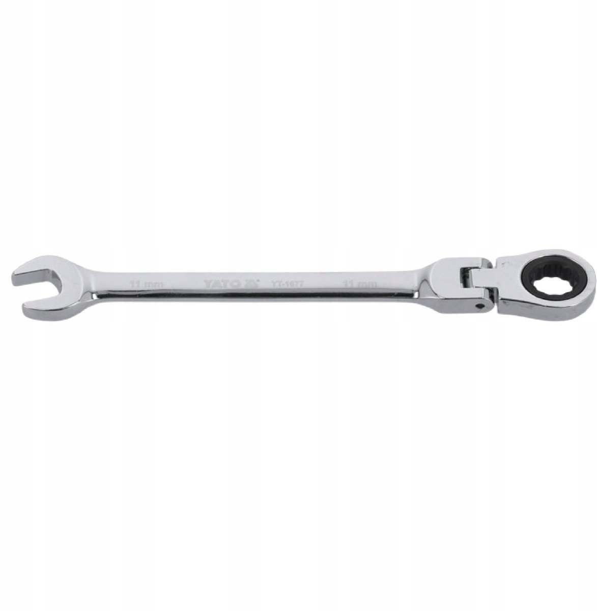 Ringsleutel met Ratel en Scharnier, 11mm, CRV, Service Tool