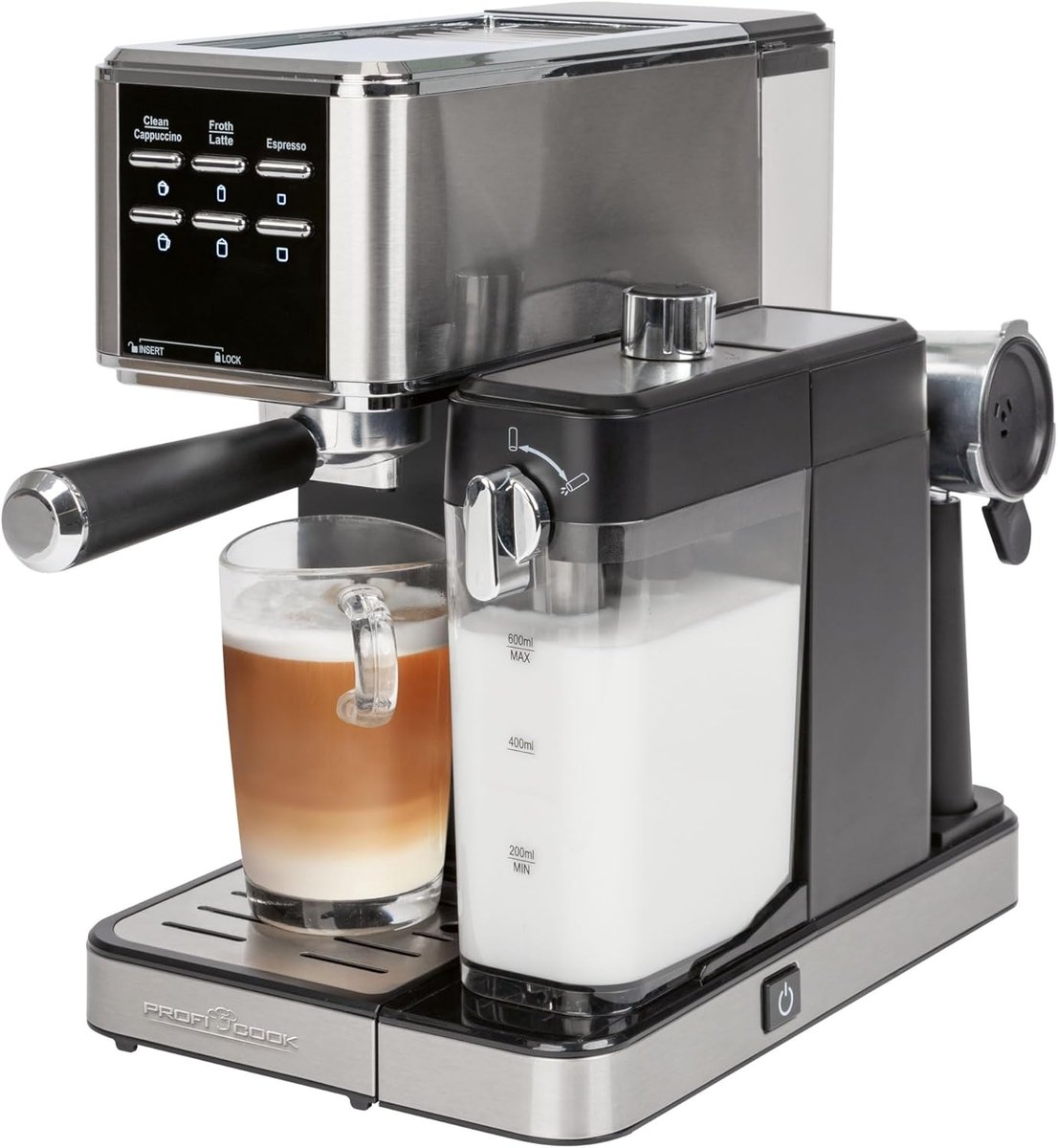 Espressomachine 2-in-1 - Koffiepoeder & - Product - €209,99