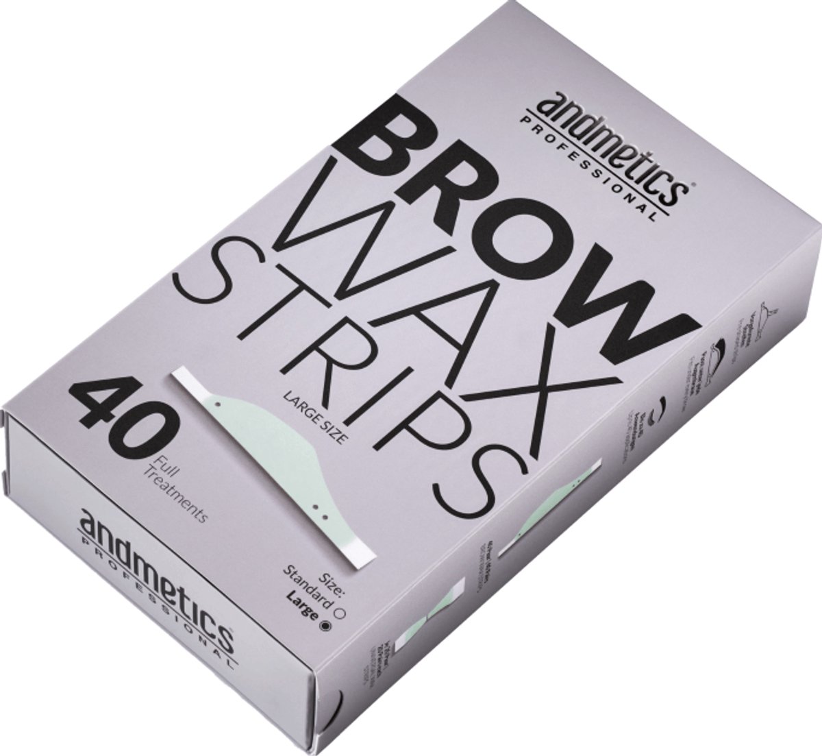 ANDMETICS - Brow Wax Strips large 40