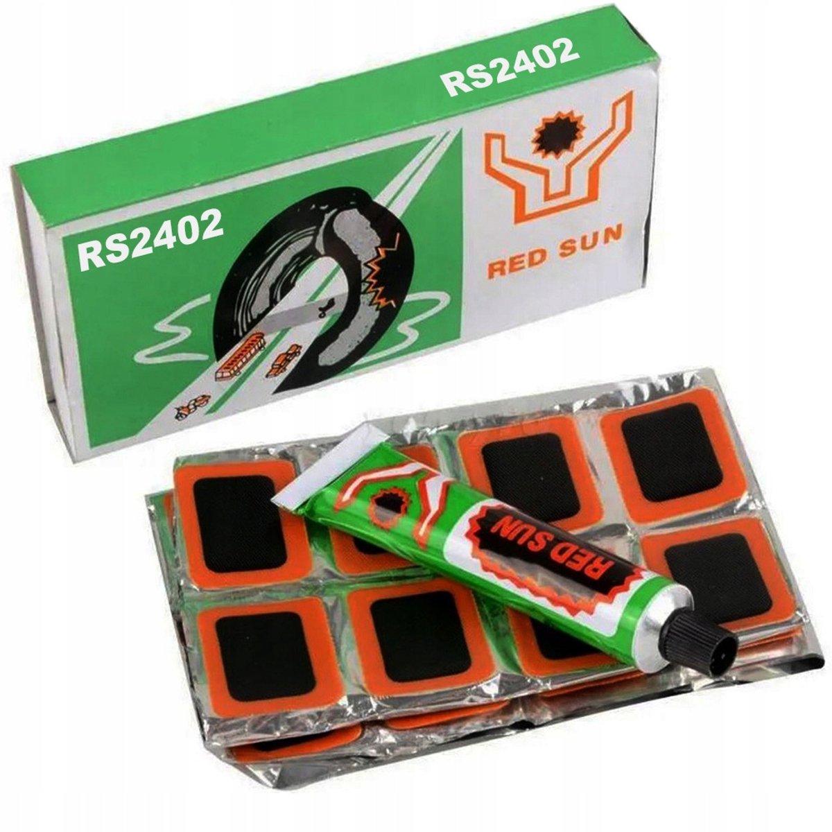 Fietsband Reparatieset - 24 Plakker & Lijm