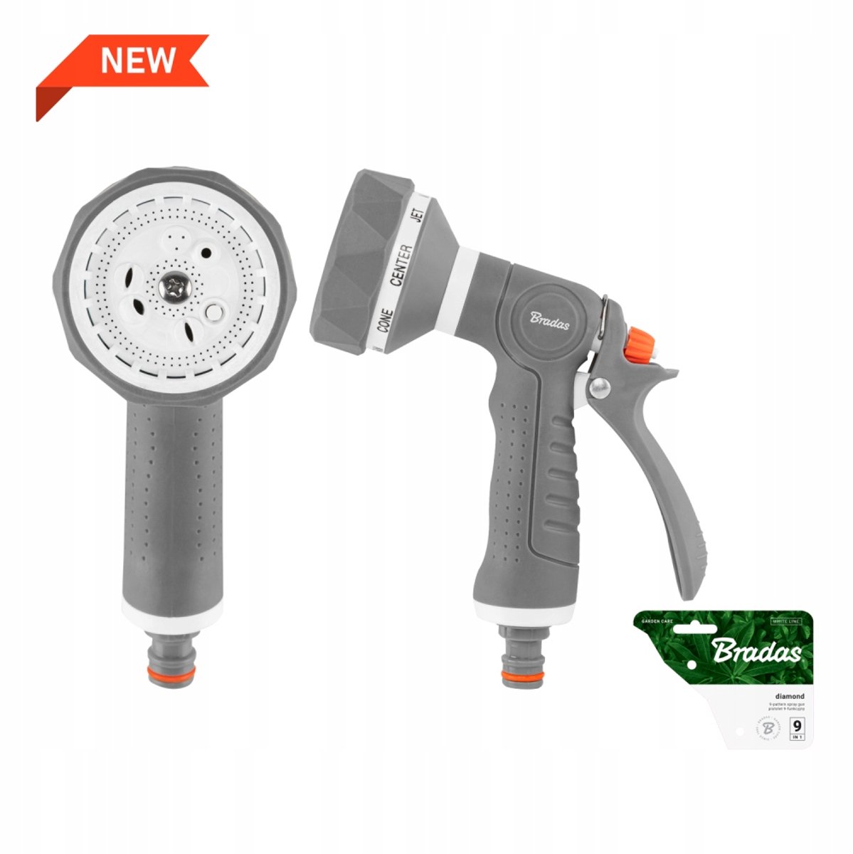 9-Functie Tuinspuit DIAMOND met Ergonomische Grip