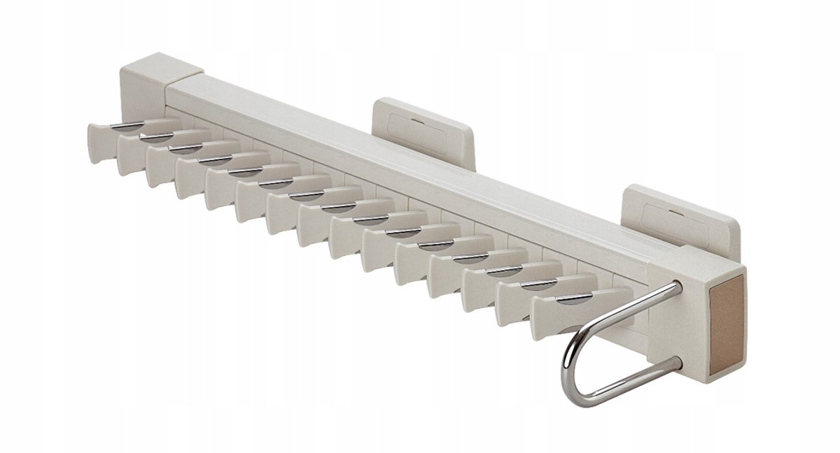 Uitschuifbare kledinghanger met softclose, zijmontage - EX015