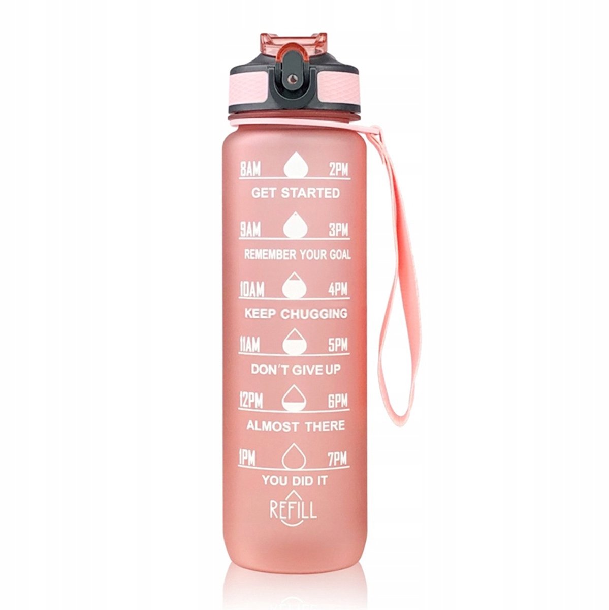 Hydrate Heroes Sportfles met Maatbeker 1L - Motiverend & Lekvrij