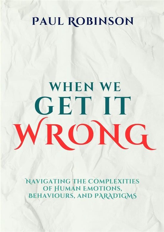 When we get it wrong - cover