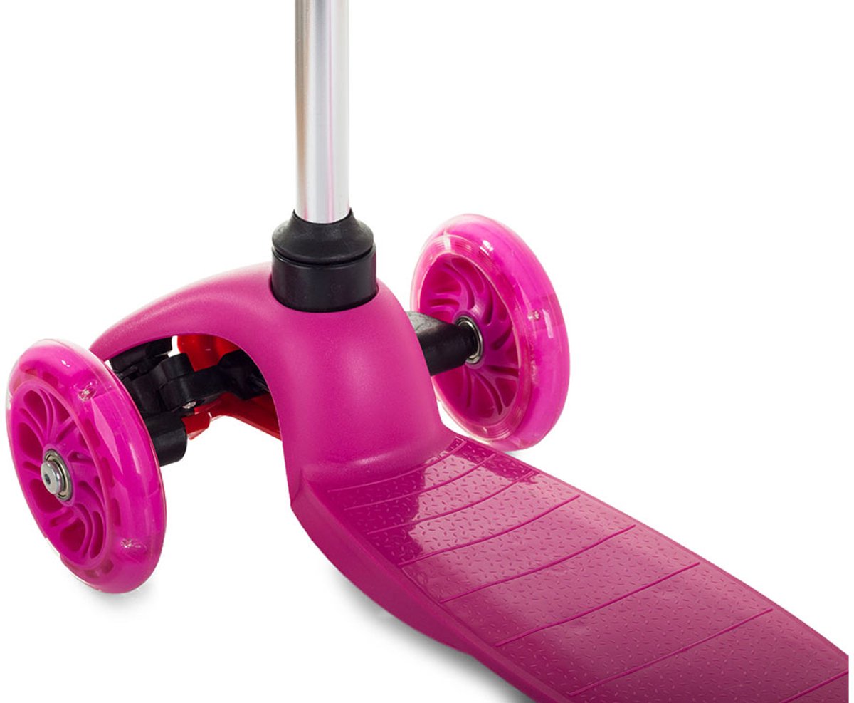 Yar Steppie - Kinderstep - Step 2-6 Jaar - 3 Lichtgevende Wielen - Meisjes - Roze — afbeelding 7
