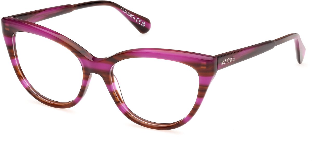 Max &co MO5131 Violet/horn 53/16/145 WOMAN Brilmonturen