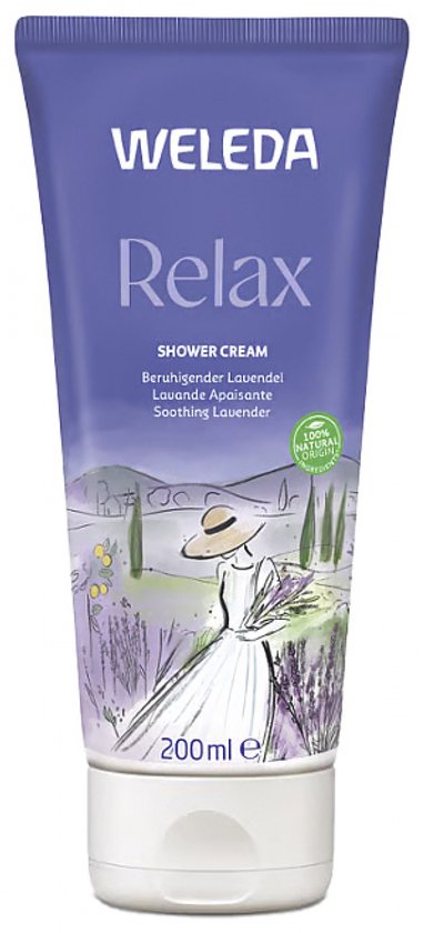 Weleda Relax douche crème 200 ml Lichaam