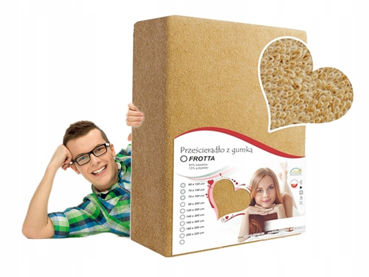 Terry Hoeslaken met Elastiek 80x190 cm - Duurzaam & Zacht
