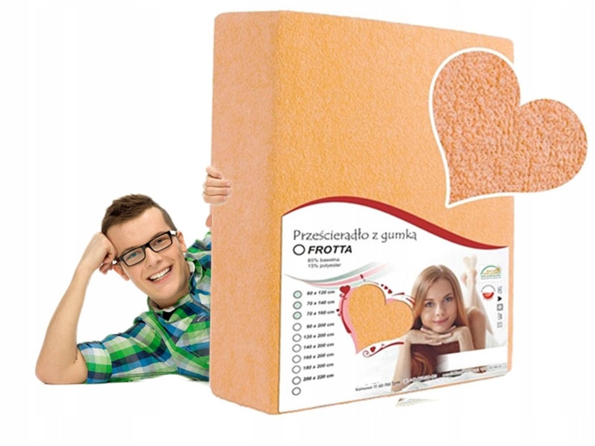 Badstof hoeslaken met elastiek 38x80 cm - Zacht en comfortabel