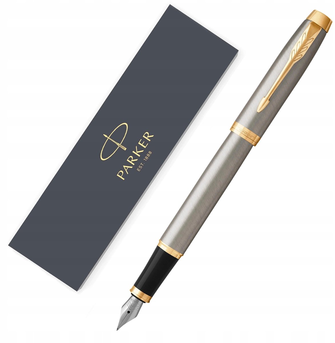Parker IM Vulpen Geborsteld Metaal GT Premium - Stijlvol Schrijven