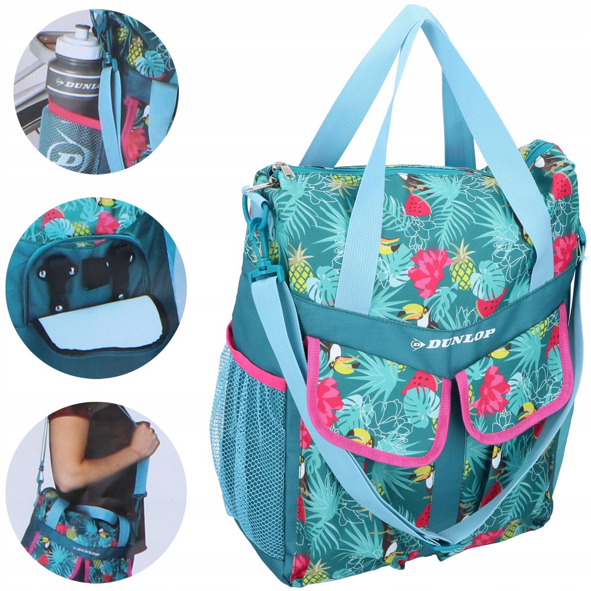Dunlop Fietstas Dames 20L - Praktisch voor Boodschappen & Bagagedrager