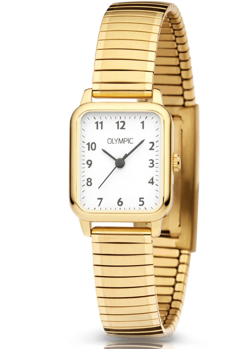 Olympic OL26DDD017 BRITT - Horloge - Staal - Goudkleurig - 20-23mm