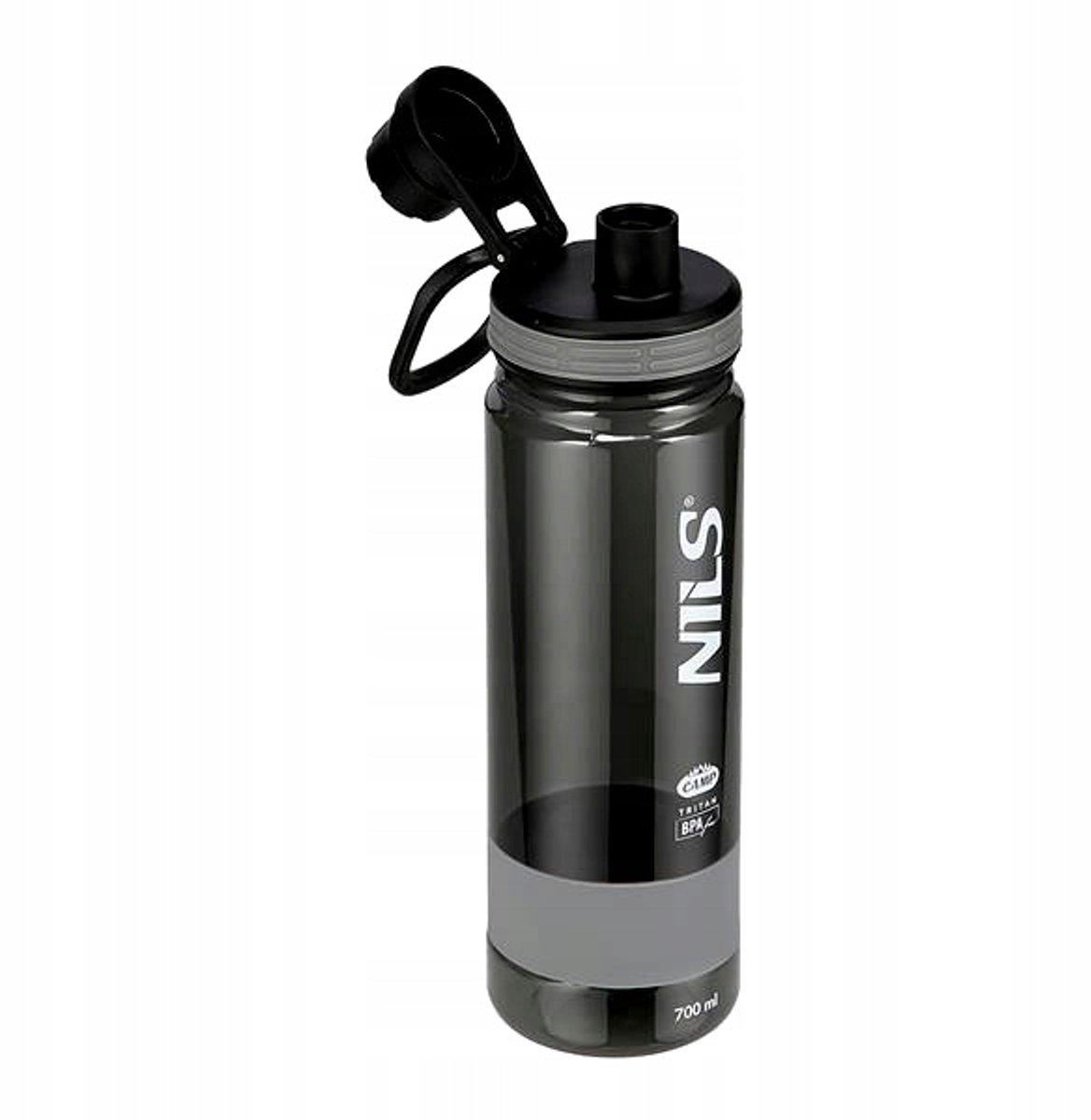 Nils Camp Bidon NCD07 Tritan Grijs 700ml - Lichtgewicht en ergonomisch