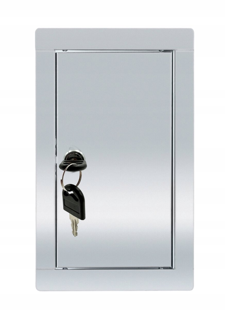 Metalen Reparatiedeur 15x25cm RVS met Sleutel