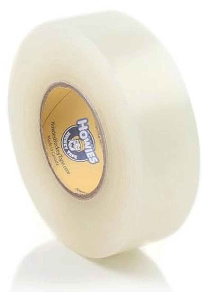 Howies Shin Pad Tape voor ijshockey, hockey steuntape Clear 27 meter