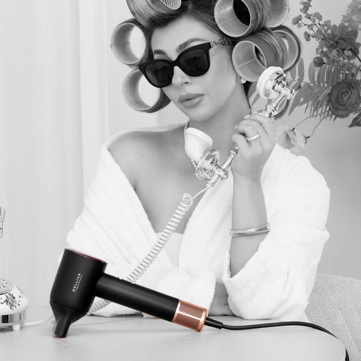 Mellian SilkBlow Föhn met Display - Haardroger met Diffuser - afbeelding 3
