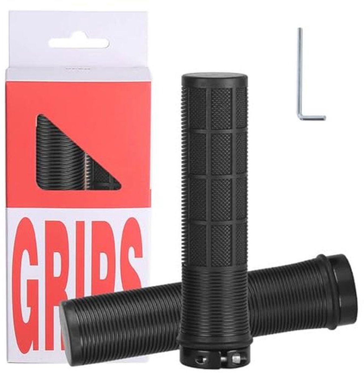 Antislip Fietsstuurgrepen 22mm - Comfortabele Rubber Handgrepen voor MTB en BMX