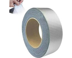 Nordivar - Waterdicht Butyltape voor Daklekkage en Gevels, Aluminium Butylband 50 mm x 5 m
