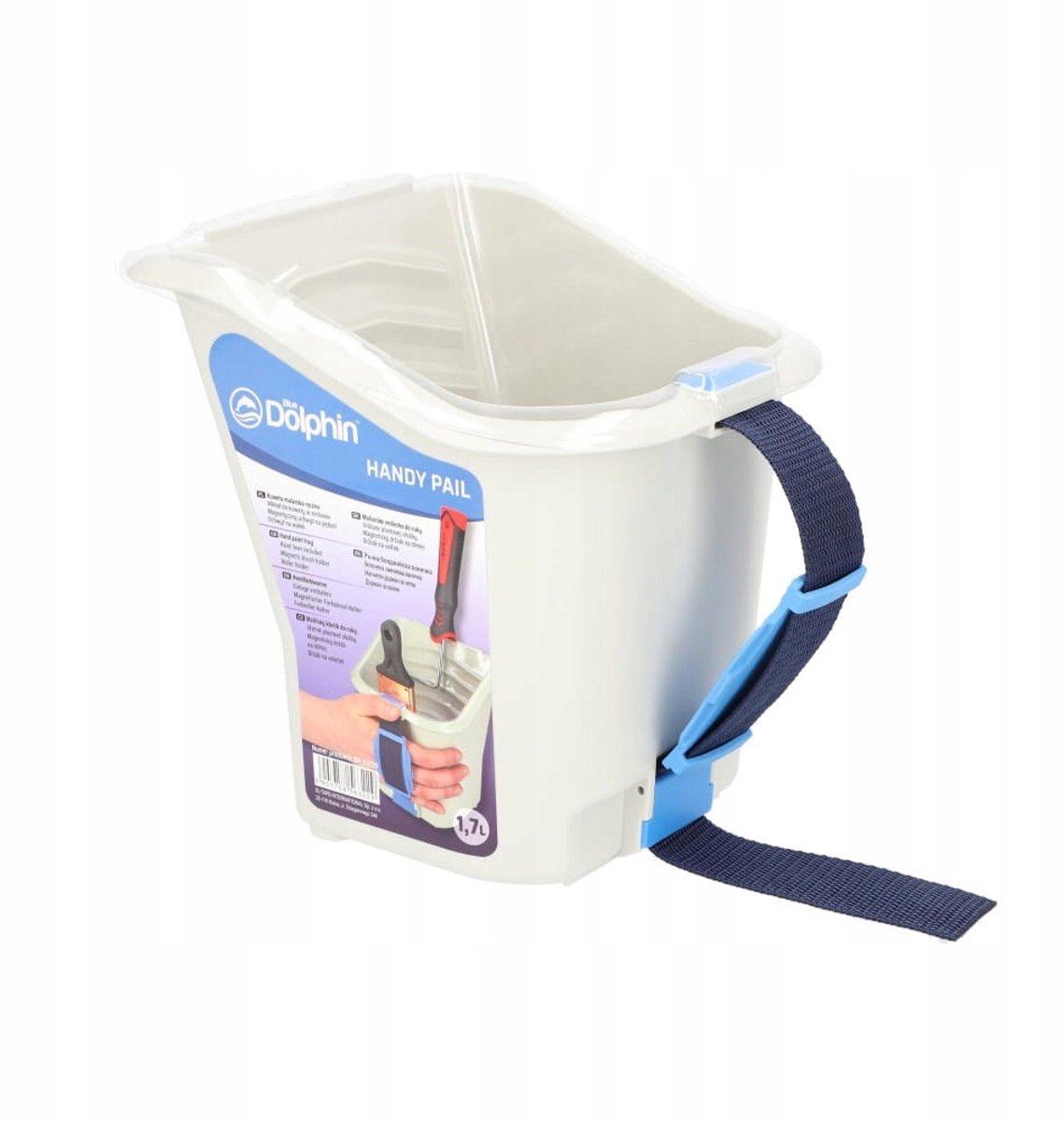 Handige Maler Kuip 1,7L met Magneet - Ergonomisch & Praktisch