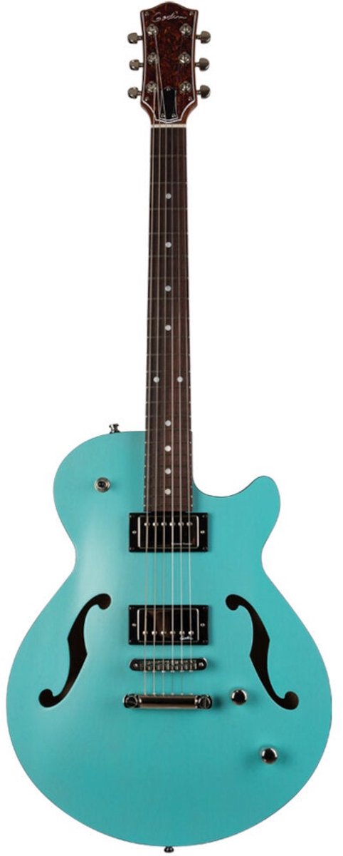 Godin Montreal Premiere HT Laguna Blue semi-akoestische gitaar met gigbag
