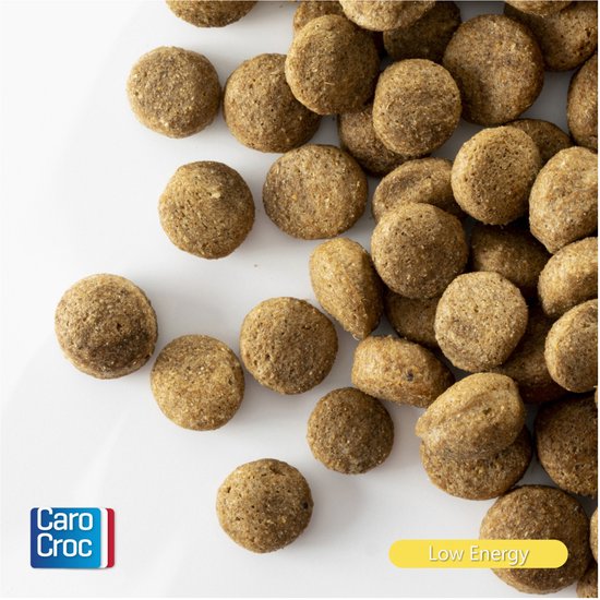 Hondenvoer CaroCroc - Low Energy 22/8 - 12,5 kg, Volledige Diervoeding voor Inactieve Honden