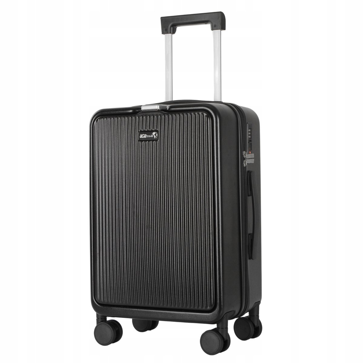 Merkloze Zwarte Hardcase Koffer - 58cm - 33L - Vliegtuigformaat