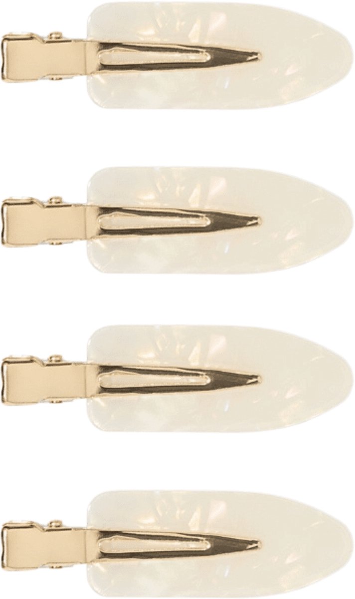 Planet Pink - Haarclip basic parelmoer goud