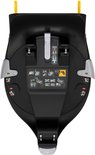 Bovenaanzicht van de Maxi-Cosi FamilyFix 360 isofix autostoel base met instructies en groene/rode indicatoren.