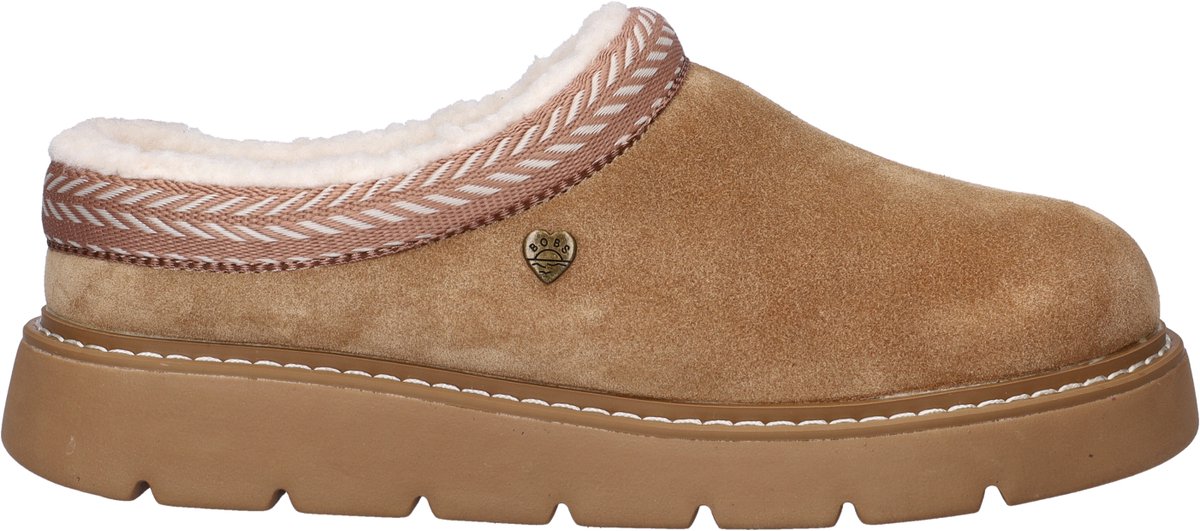 Bobs Keepsake Lite dames pantofffel - Cognac - Maat 39