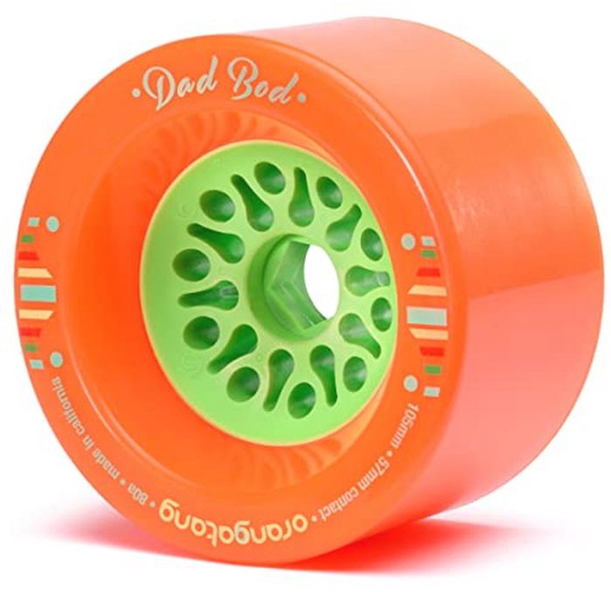 105 mm Longboard Wielen voor Cruisen en Elektrische Skateboards Set van 4 Groen