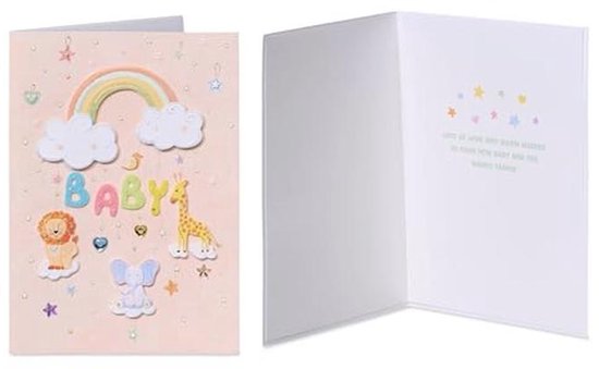 Baby Shower Kaarten Assortiment met Decoratieve Doos - 6 Stuks — afbeelding 2