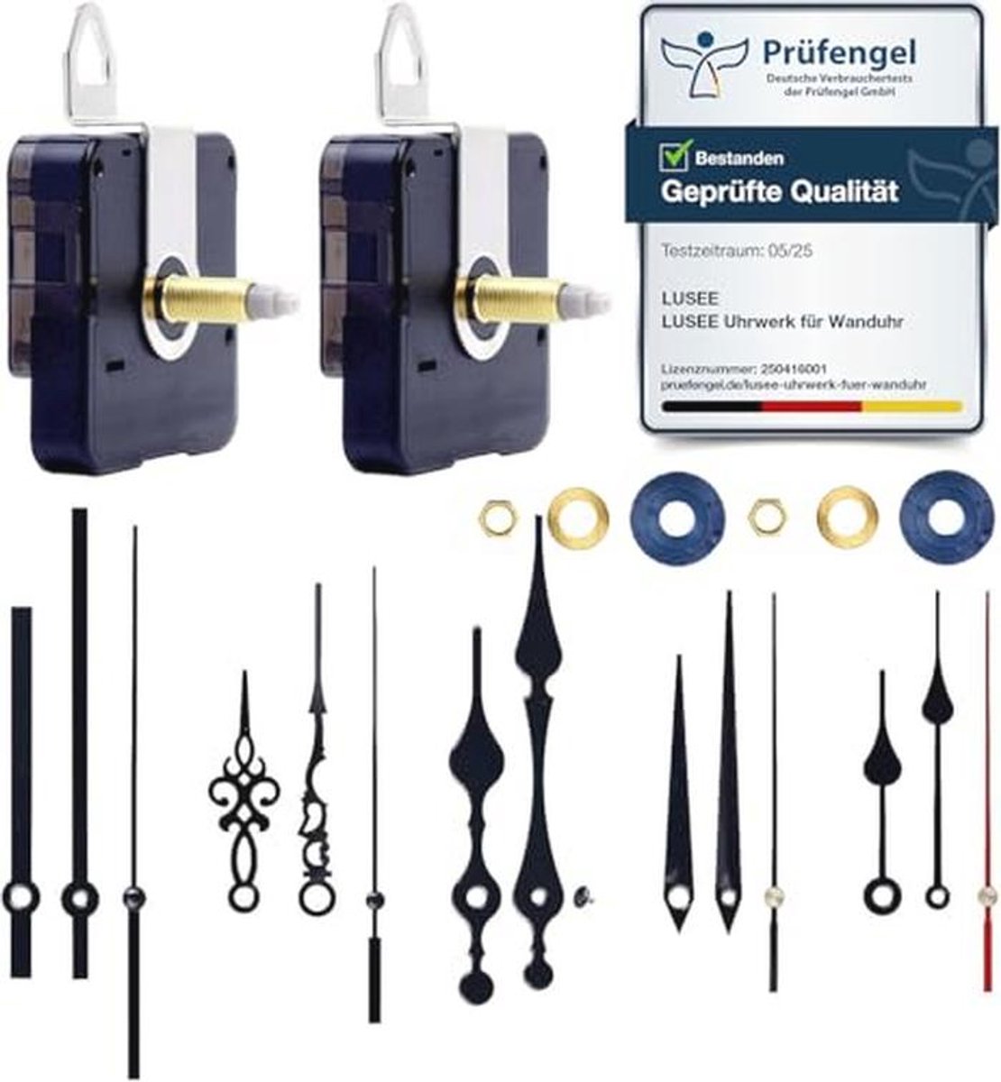 Mechanisme uurwerk voor wandklok met uurwijzers - geruisloos quartz uurwerk set voor klok reparatieset