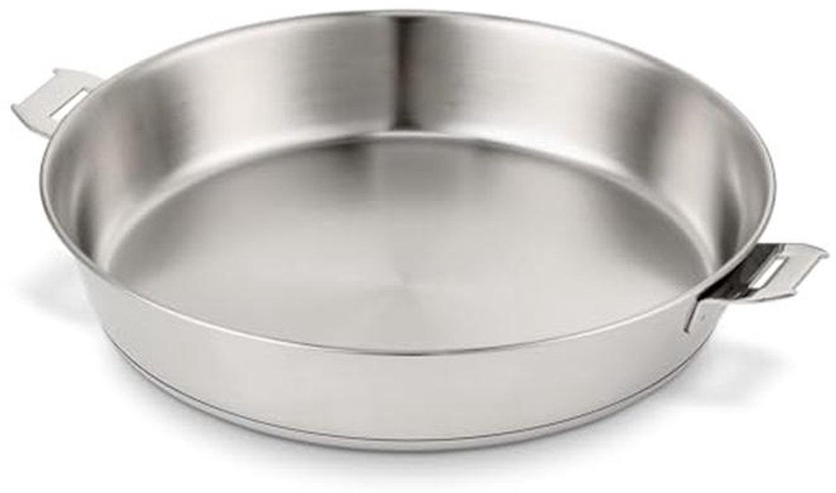 Roestvrijstalen pan 20 cm met antiaanbaklaag en ovenbestendig