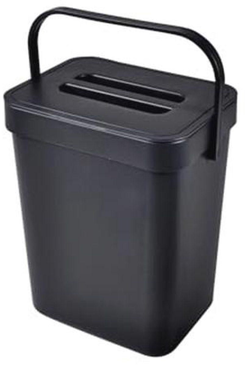 Compost Afvalemmer - Ophangbaar en Herpositioneerbaar - 3L - Antraciet