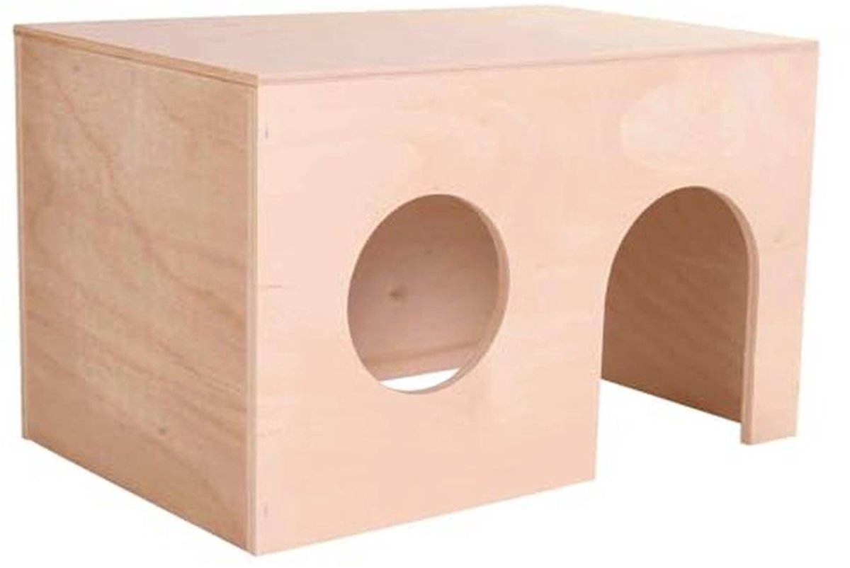 Houten huis voor cavia's - 27 × 17 × 19 cm