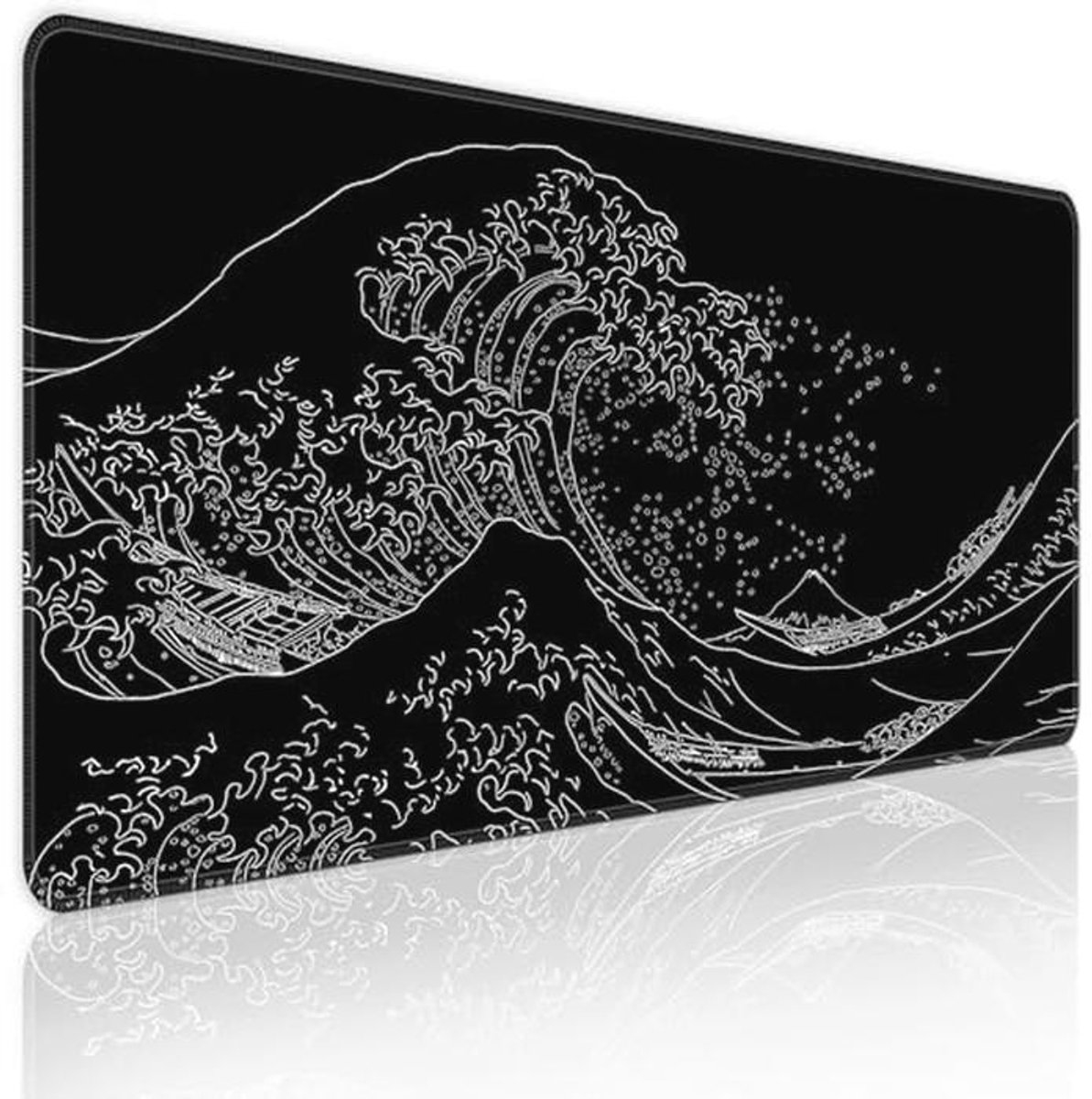 Grote Gaming Muismat - XL Desk Pad 80x30cm met Antislip en Gestikt Rand