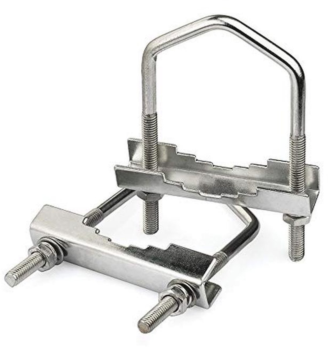 Outdoor Yagi Wifi Antenna U Holder - Aluminum Mast Bracket 2pcs for Enhanced Wifi Access Points