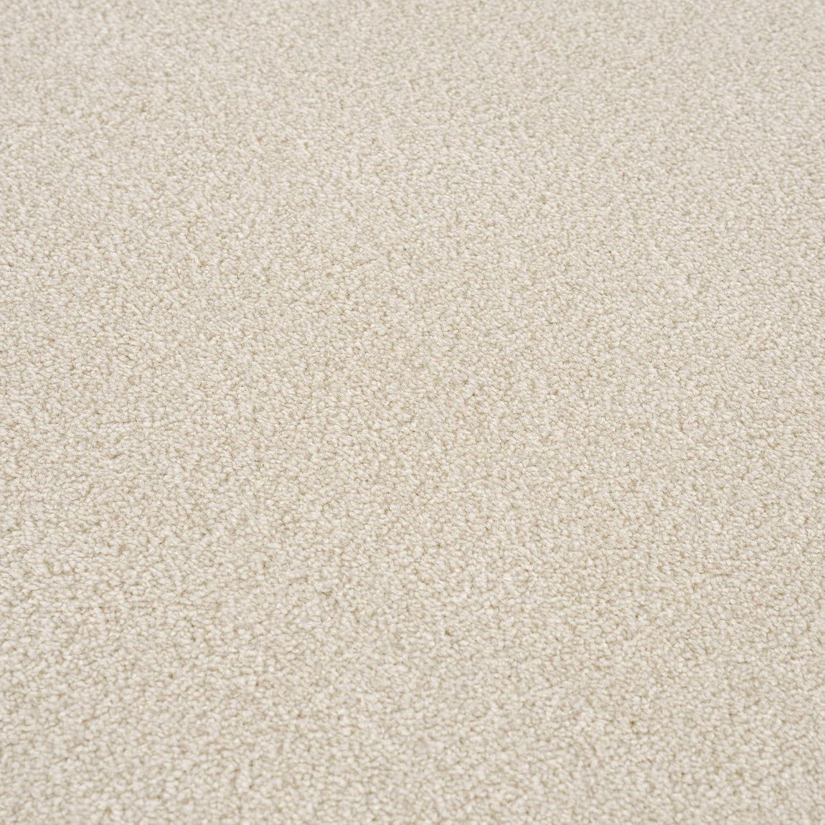 Provento - Laagpolig tapijt voor woonkamer in moderne effen kleur, geschikt voor slaapkamer, werkkamer, kantoor, hal, kinderkamer en keuken - crème - 60 x 110 cm.