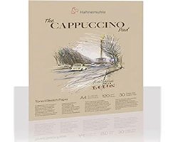 Cappuccino Schetspapier A4 - 120g/m², 30 Vellen, Getint Tekenpapier