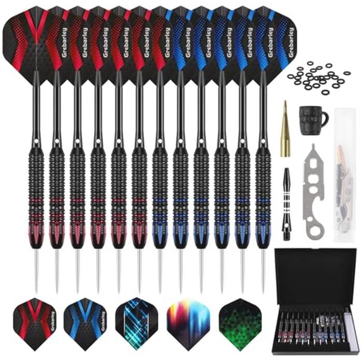 Professionele Dartpijlen Set met Metalen Punten – 12 Stuks – Verbeter Je Werptechniek
