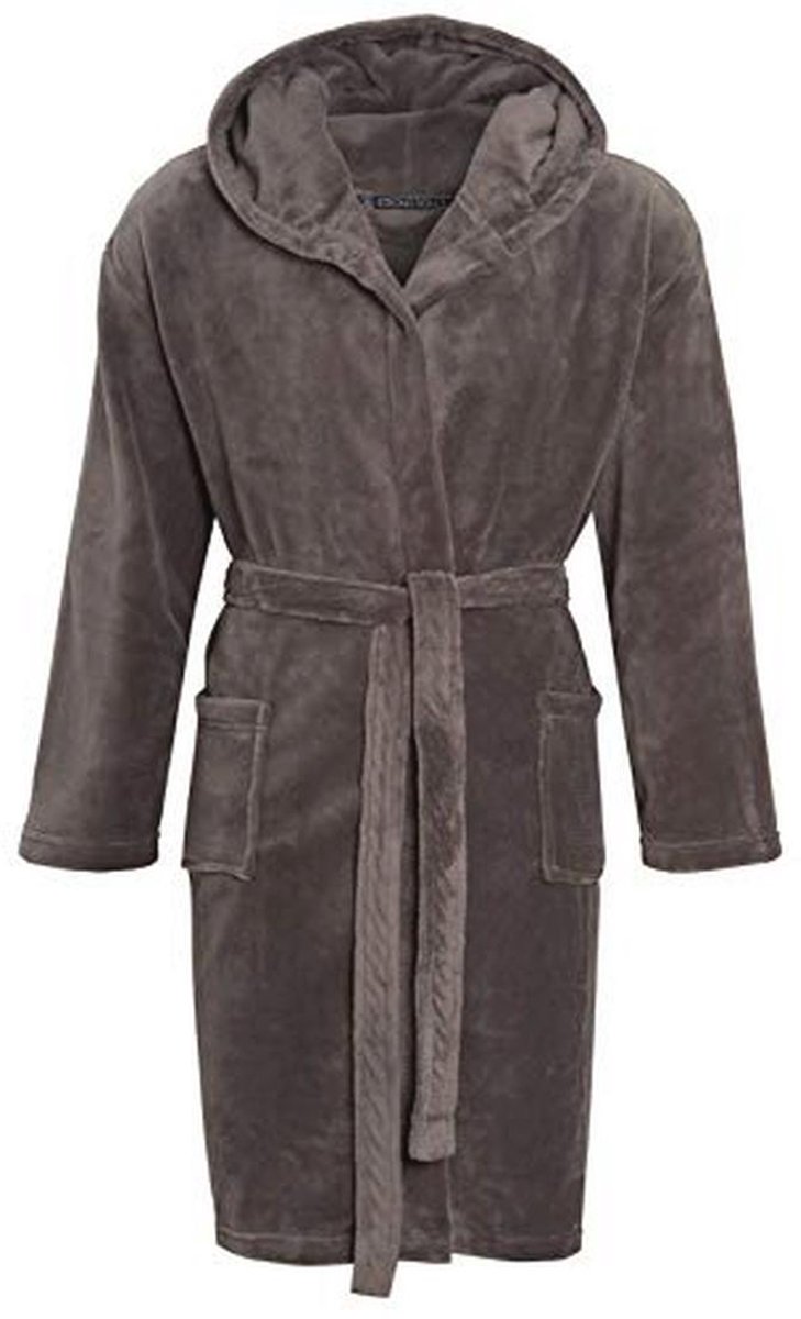 Zachte warme fleece badjas voor heren - luxe en comfortabel cadeau