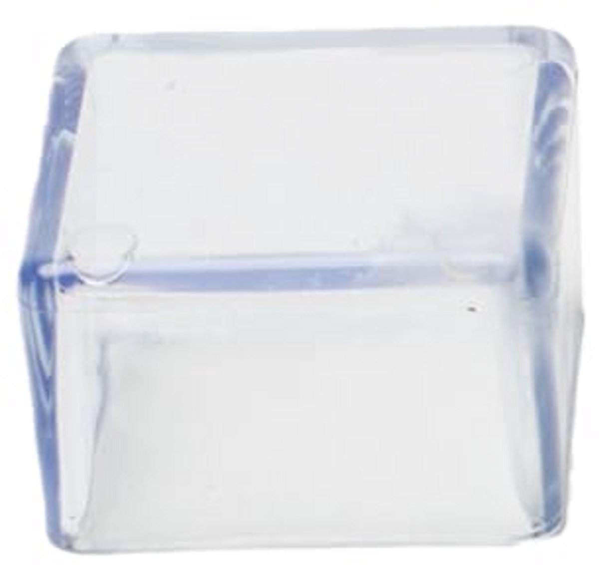 8 Stuks Vierkante Stoelpootdoppen - Antislip Vloerbescherming voor Stoelen - Transparante PVC Stoppers 70 x 70 mm